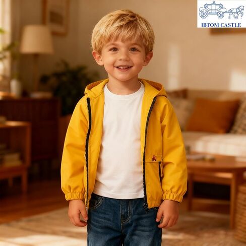 Ibtom Castle Toddler Baby Boys Girls Windbreaker عارضة أزياء خارجية الأطفال in Saudi Arabia