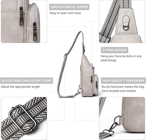 أكياس كروس للنساء 4 جيوب حبال حقيبة فاني فاني حزمة صدر حقيبة الظهر الظهر غير الرسمية Daypacks تسوق السفر in Kuwait