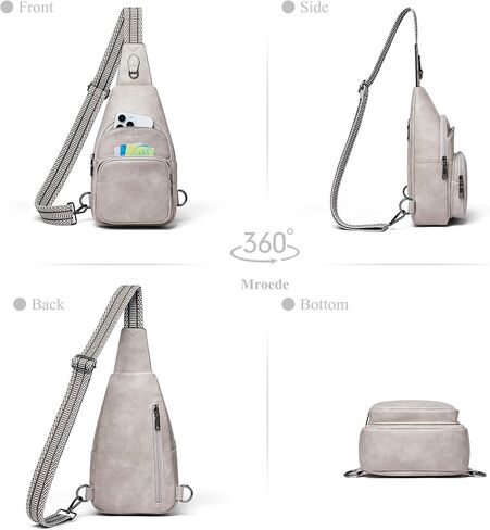 أكياس كروس للنساء 4 جيوب حبال حقيبة فاني فاني حزمة صدر حقيبة الظهر الظهر غير الرسمية Daypacks تسوق السفر in Kuwait