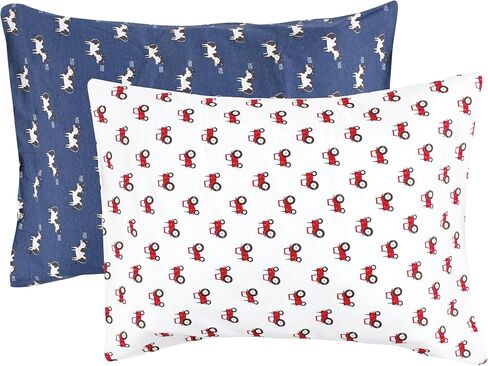 Hudson Baby Unisex Baby Cotton Toddler Pillow Case, Sports Fan, One Size in Saudi Arabia