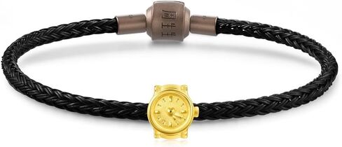 CHOW SANG SANG 999 24K Solid Gold Love Watch Mini Charm Bracelet for Women 92444C in Saudi Arabia
