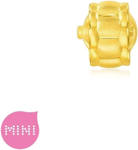 CHOW SANG SANG 999 24K Solid Gold Love Watch Mini Charm Bracelet for Women 92444C in Saudi Arabia