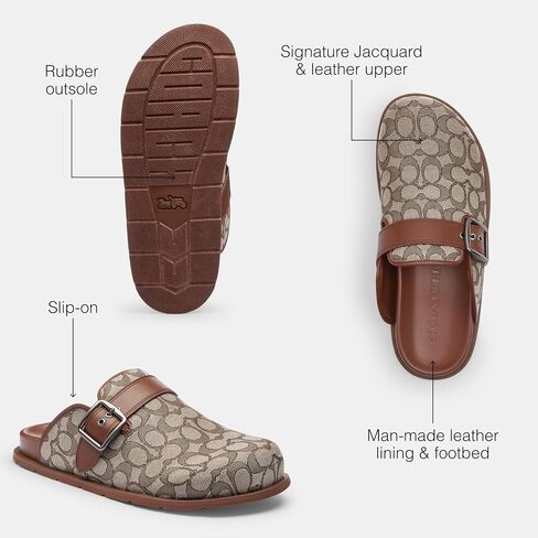 Coach Men's Buckle Clog in Saudi Arabia