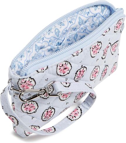 Vera Bradley Women's Cotton Clip & Zip Mini Pouch Wallet in Saudi Arabia
