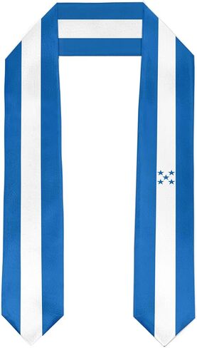 Afghanistan Flag Graduation Stole Satin Stole Scarf for Study Aboard International Students 72" Length in Kuwait