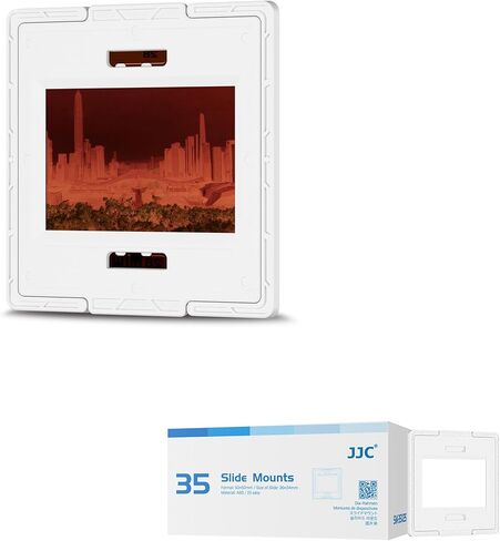 JJC 35mm Mount Slide 50 قطعة ، حامل شريحة 5 × 5 سم قابل in Kuwait