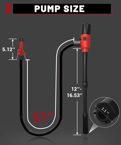 2025 UPGRADED Fuel Transfer Pump - Leak-Proof USB Charging Gas Pump For Gas Can - Portable Battery Powered Pump For Gas, Gasoline in Saudi Arabia