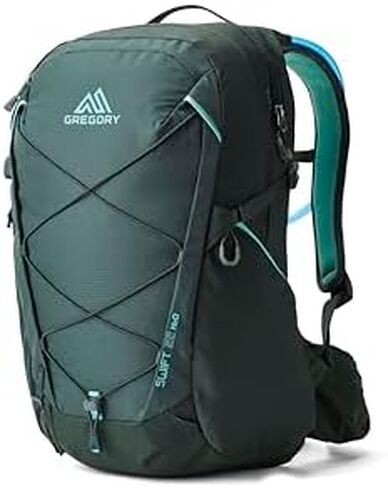 Gregory Swift 22L H2O Women's Day Hiking Backpack, Breathable Foam Backpanel, 2L Water Reservoir Included, One Size Fits All, Emerald Frost in Saudi Arabia