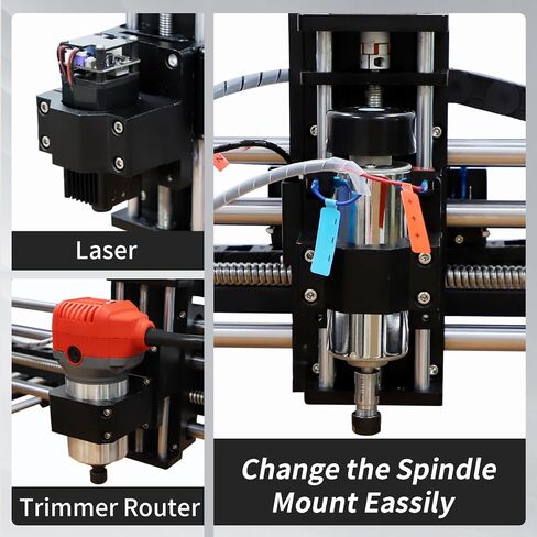 Ultrasimple XL Machine CNC Router Machine من أجل الأعمال الخشبية لجميع آلة مطحنة Metal Router 3Axis GRBL Conrol Machine لمنطقة عمل الألومنيوم الخشبية 39.4 "*39.4"*4.3 "(بدون رشاش) in Kuwait