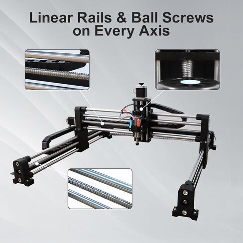 Ultrasimple XL Machine CNC Router Machine من أجل الأعمال الخشبية لجميع آلة مطحنة Metal Router 3Axis GRBL Conrol Machine لمنطقة عمل الألومنيوم الخشبية 39.4 "*39.4"*4.3 "(بدون رشاش) in Kuwait