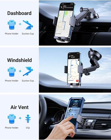 Akesepe for Magsafe Car Mount [2025 أقوى طاقة مغناطيس] حامل هاتف مغناطيسي للسيارة تنفيس 360 درجة مئوية حامل الهاتف المغناطيسي للهاتف لـ iPhone 16 Pro Max 15 14 13 Plus Mini in Saudi Arabia