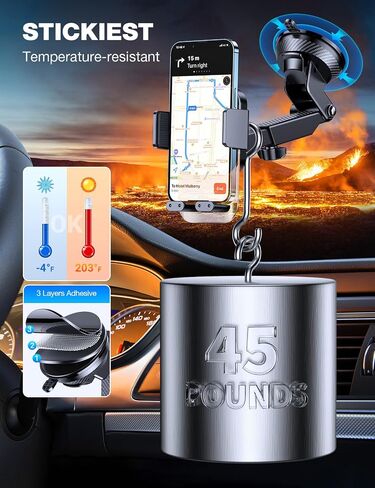Akesepe for Magsafe Car Mount [2025 أقوى طاقة مغناطيس] حامل هاتف مغناطيسي للسيارة تنفيس 360 درجة مئوية حامل الهاتف المغناطيسي للهاتف لـ iPhone 16 Pro Max 15 14 13 Plus Mini in Saudi Arabia