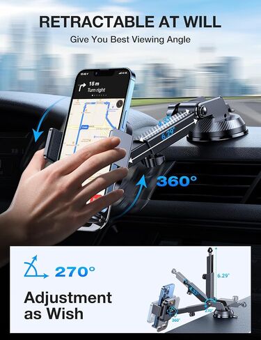 Akesepe for Magsafe Car Mount [2025 أقوى طاقة مغناطيس] حامل هاتف مغناطيسي للسيارة تنفيس 360 درجة مئوية حامل الهاتف المغناطيسي للهاتف لـ iPhone 16 Pro Max 15 14 13 Plus Mini in Saudi Arabia