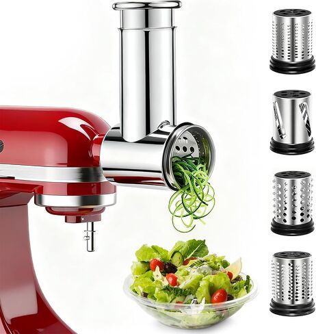 Ice Cream Maker Attachment for KitchenAid Stand Mixer, Compatible with KitchenAid 4.5/5QT/6QT/7QT accessories and attachments, 2 Quart for kitchenaid mixer attachments Frozen Yogurt Gelato Maker in Saudi Arabia
