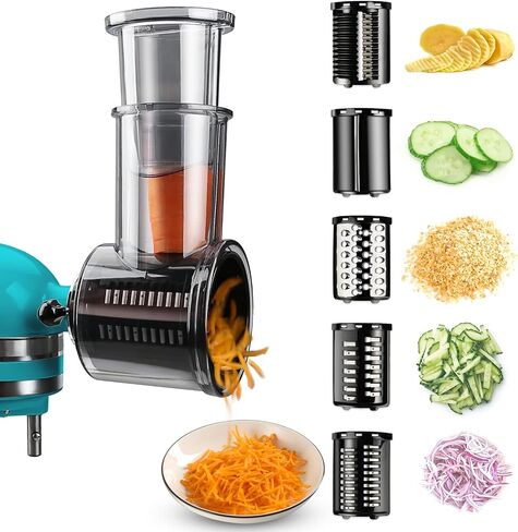 Ice Cream Maker Attachment for KitchenAid Stand Mixer, Compatible with KitchenAid 4.5/5QT/6QT/7QT accessories and attachments, 2 Quart for kitchenaid mixer attachments Frozen Yogurt Gelato Maker in Saudi Arabia