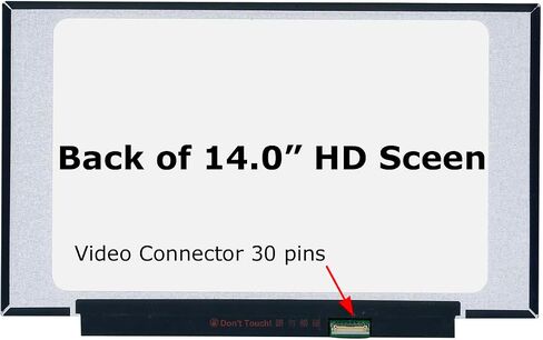 Screenarama استبدال الشاشة الجديدة لـ HP 14-DK0028WM 7MP80UA ، HD 1366X768 ، Matte ، LCD LED مع أدوات in Saudi Arabia