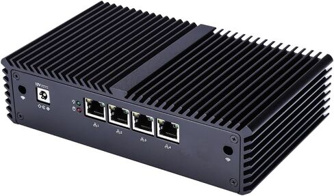 Qotom DIY Firewall/Router/VPN Appliance/Gateway Device/DHCP Server/DNS Server, 4X 2.5G LAN, RS-232, Core i3-5005U, 8GB RAM 64GB SSD in Saudi Arabia