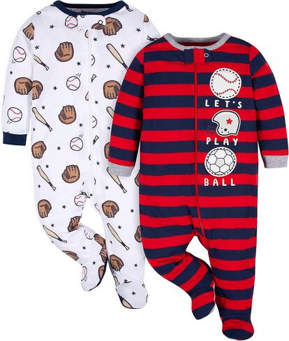 Gerber Baby Boys 2-Pack Sleep 'n Play Sky 6-9 أشهر in Kuwait