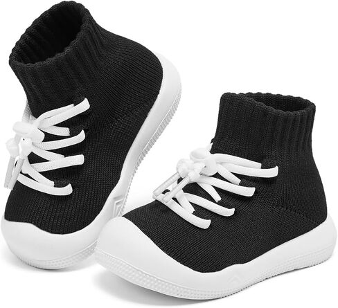 Baby Sock Shoes Girls Baby Walking Shoes Infant Sock Shoes Non Slip Toddler Slip on Tiny Feet Sneakers in Saudi Arabia