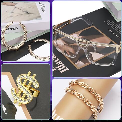 WILDPARTY 80s 90s Outfit for Women Baseball Jersey Shirt Shorts Fanny Pack Retro Party Costume Repper Accessories in Kuwait