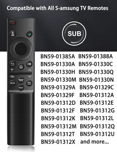 صوت عن بُعد لـ Samsung Smart TV البديل عن بعد ، Universal for Samsung Frame Serif crystal uhd qled OLED 4K 8K Voice Smart TVS in Kuwait