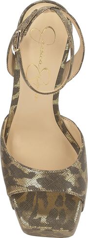 Jessica Simpson Women's Lirio Platform Sandal, Champagne, 6.5 in Saudi Arabia