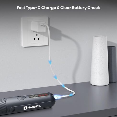 مجموعة أدوات دوار هارديل كولس لليسكس ، أداة دوارة ذات 6 سرعات مع شاشة رقمية وشحنة USB-C ، موتول متعدد الوظائف مع إكسسوارات 80pcs للنحت ، الصنفرة ، تلميع الحرف DIY in Kuwait