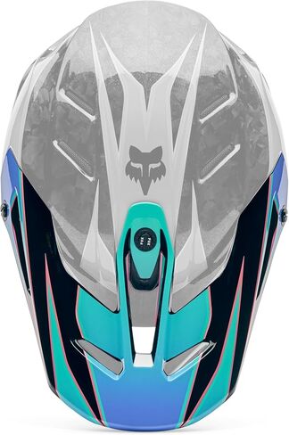 Fox Racing V3 RS Motocross Dirt Bike Helmet Found ، أسود غير لامع ، كبير in Kuwait
