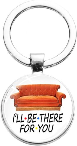 Friends Tv Show Merchandise Keychain, Friends Keychain, I'll be there for you Keychain, Gifts for Friends in Saudi Arabia