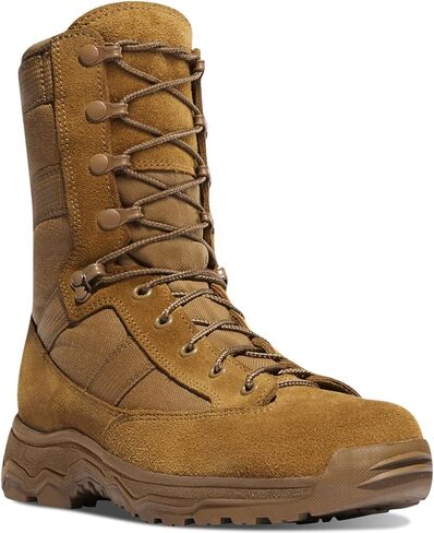 Danner Reckoning STF 8 "الأحذية العسكرية للرجال - جلود متينة متشددة ونايلون 1000D مع بطانة شبكية التنفس ونعل الجر في جميع التضاريس ، Coyote/EGA - 14 EE in Kuwait