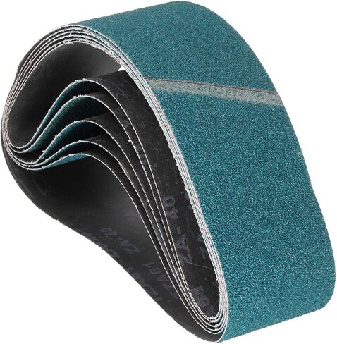 6 Pack Sanding Belts 2 x 42 Inch 36 Grit Zirconia Abrasive Sandpaper for Belt Sander Metal Grinding Wood Working Weld Rust Removal in Saudi Arabia
