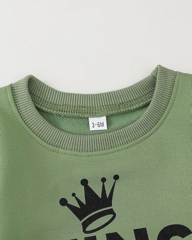 Jecson Baby Boy Fall Cloths: Warm & Soft Infant Strits مجموعة من النوع الثقيل للعبث والركض Pant 2pcs in Kuwait