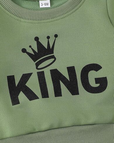 Jecson Baby Boy Fall Cloths: Warm & Soft Infant Strits مجموعة من النوع الثقيل للعبث والركض Pant 2pcs in Kuwait