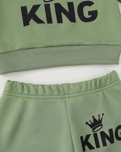 Jecson Baby Boy Fall Cloths: Warm & Soft Infant Strits مجموعة من النوع الثقيل للعبث والركض Pant 2pcs in Kuwait