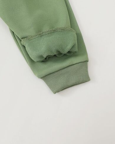 Jecson Baby Boy Fall Cloths: Warm & Soft Infant Strits مجموعة من النوع الثقيل للعبث والركض Pant 2pcs in Kuwait