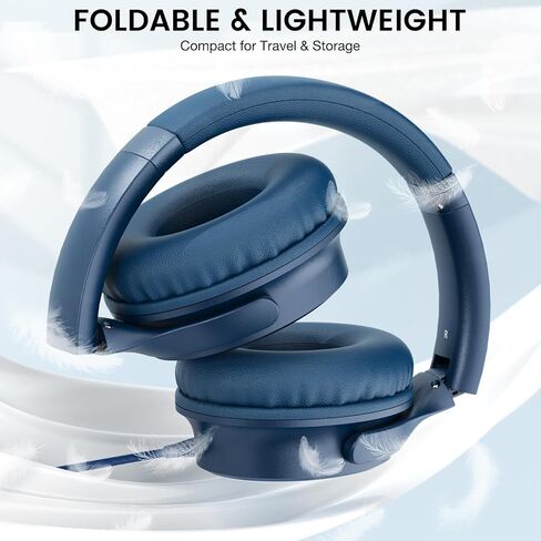 USB C Headphones Wired, Over Ear Wired Headphones with Microphone, Volume Control, HD Stereo Sound, Foldable Type C Headset for iPhone 16, Samsung, Laptop, Gaming, Travel in Saudi Arabia