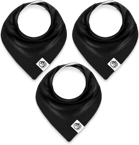 Baby Bibs for Boys & Girls - القطن العضوي ، سال لعابهات وامسدة للغاية مع اللقطات القابلة للتعديل - 3 عبوات in Kuwait