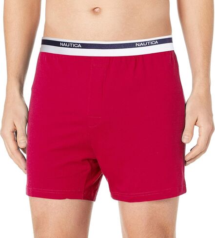 Nautica Men's Classic Cotton Loose Knit Boxer in Saudi Arabia