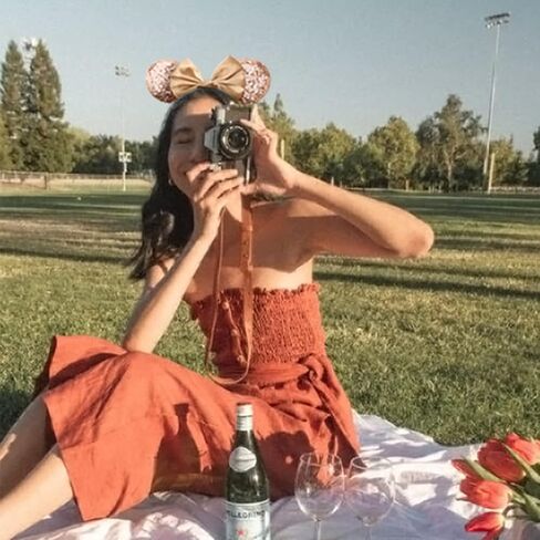 Dreshow Mouse Ears Bow Bow Headbands Minnie Ears Belder Glitter Party Decoration Cosplay Cosplay for Girls & Women in Kuwait