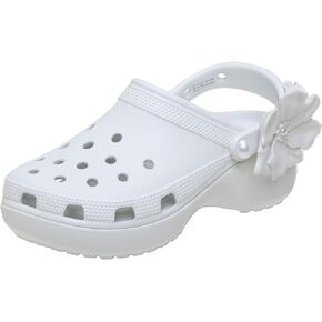 Crocs Classic Platform Clog ، Taupe ، 7 in Saudi Arabia