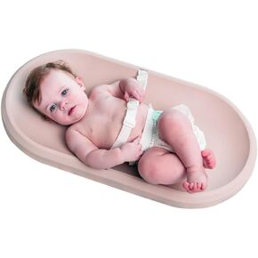 وسادة تغيير حفاضات الأطفال، وسادة تغيير مقاومة للماء وغير قابلة للانزلاق، وسادة طاولة تغيير قابلة للمسح، رغوة محيطية لتغيير الحفاضات، خالية من السوائل، لا حاجة إلى غطاء من القماش، غسيل أقل تحبه Green Moms in Kuwait