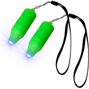 2 حزمة مصباح مصباح يدوي للأشعة فوق البنفسجية المصطلح بالأشعة فوق البنفسجية مع حزام معصم ، قلم فاتح أسود صغير للاكتشافات ، ضوء الأشعة فوق البنفسجية الصغيرة لأظافر الهلام ، سامل بلاكايت قلم in Kuwait