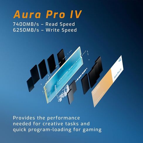OWC 1TB AURA Ultra IV PCIE 4.0 NVME M.2 2280 SSD محرك الحالة الصلبة الداخلية متوافق مع متوافق مع Dell Inspiron 16 5620 5625 7610 7620 2-in-1 in Kuwait