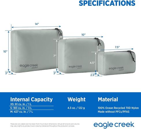 Eagle Creek Pack-It It Asoled Cube Set XS/S/M Blue Dawn in Kuwait