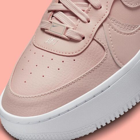 Nike Air Force 1 PLT.AF.ORM Women's Shoes (FN7180-100, White/Pink Blast/Clear Jade/White) Size 11.5 in Saudi Arabia