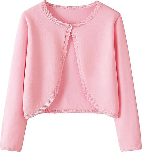 Yekaty Kids Girls Cardigan Long Sleeve Button Toddler Cardigan Sweater in Saudi Arabia