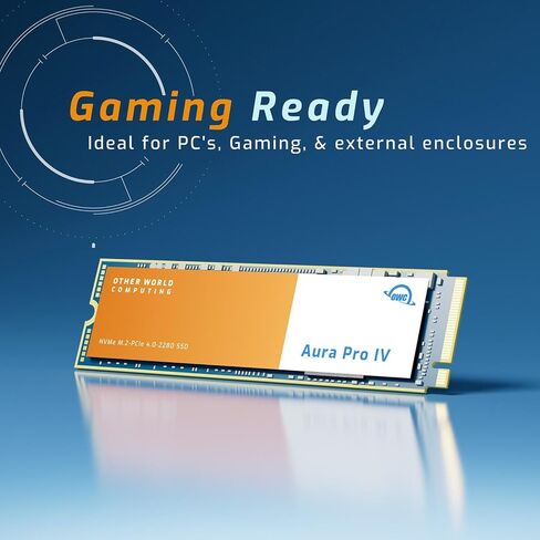 OWC 1TB Aura Ultra IV PCIe 4.0 NVMe M.2 2280 SSD Internal Solid State Drive Compatible with Compatible with Dell Alienware Aurora R10 R11 R12 R14 in Saudi Arabia