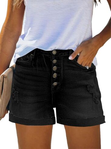 MixShe Shorts for Women 2025 Denim Pants Womens Jeans Summer Fashion Outfits Plus Size in Kuwait