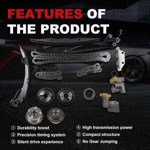 Timing Chain Kit Water Oil Pump 2.4L Fit for Frontier 1998-2004 Frontier for Xterra 2002-2004 KA24DE Car Engine Repair Parts 13028ZD00A 130289E010 15010F450A05 12493964 in Saudi Arabia