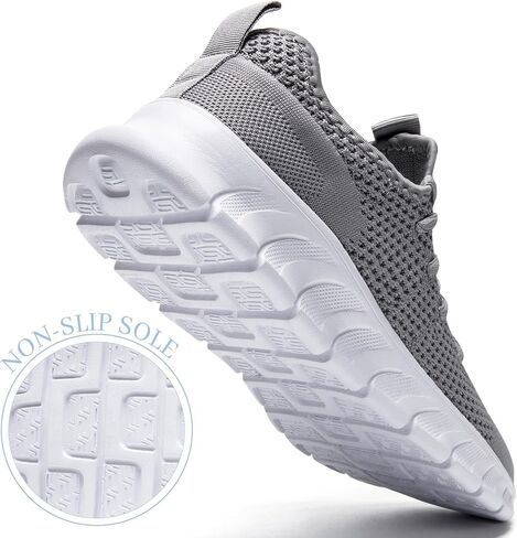 Running Shoes for Men Womens Tennis Gym Walking Slip On Sports Sneakers | Comfortable丨Lightweight丨Breathable Material丨Workout丨Fashion丨Athletic丨Machine Washable丨Non Slip in Saudi Arabia